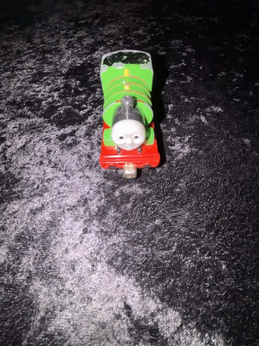 Thomas & Friends Take-N-Play Dirty Speckled Percy Diecast Train Engine #6